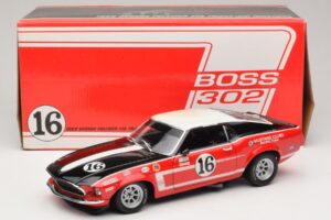 Ford Mustang Boss 302 #16 Bud Moore Engineering G. Follmer Trans-Am 1969 OEM 1:18 FORD006 Metall - pilt 8/8