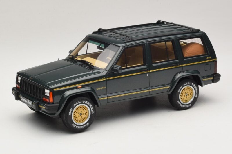 Jeep Cherokee XJ Limited Dark Hunter Green Otto 1:18 OT1340 Vaik