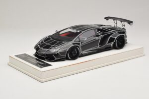 Lamborghini Aventador Liberty Walk TRON Läikiv Must JUC 1:18 J32-14 Vaik