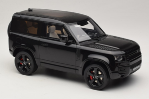 Land Rover Defender 90 L663 P400 X-Dynamic HSE Santorini Black GT Spirit 1:18 GT992 Vaik - pilt 4/6