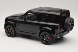 Land Rover Defender 90 L663 P400 X-Dynamic HSE Santorini Black GT Spirit 1:18 GT992 Vaik - pilt 5/6