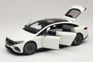Mercedes EQS V297 Manufaktur Opalite White NZG 1:18 B66961049 Metall - pilt 2/8