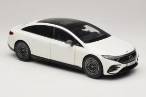 Mercedes EQS V297 Manufaktur Opalite White NZG 1:18 B66961049 Metall - pilt 6/8