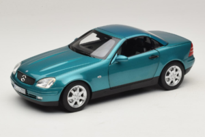 Mercedes SLK R170 Vivianite Green Norev 1:18 183021 Metall - pilt 3/10