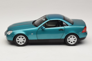 Mercedes SLK R170 Vivianite Green Norev 1:18 183021 Metall - pilt 5/10