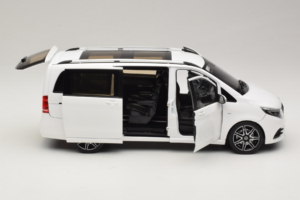 Mercedes V-Class W447 AMG Line Valge Norev 1:18 183876 Metall - pilt 4/8