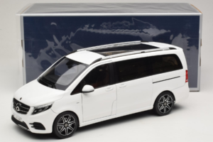 Mercedes V-Class W447 AMG Line Valge Norev 1:18 183876 Metall - pilt 8/8