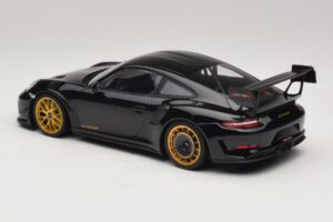 Porsche 911 992 GT3 RS Manthey Racing Must Kuldsete Veljedega Minichamps 1:18 MR-911-GT3RS-1804 Metall - pilt 5/6