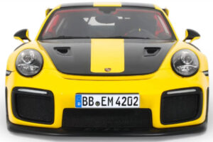 Porsche 911 GT2 RS 991.2 Nurburgring Lap Record Kollane GT Spirit 1:18 GT972 Vaik - pilt 4/5