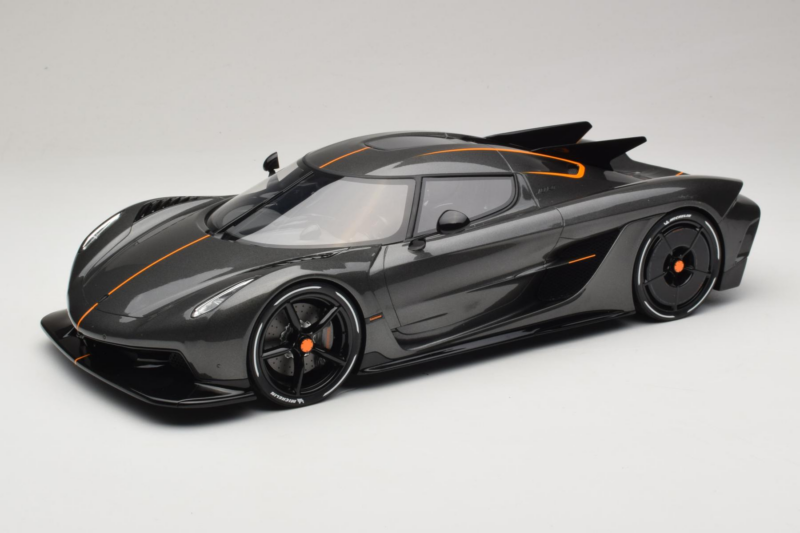 Koenigsegg Jesko Absolut 0-400-0 km/h Rekord Graphite Grey GT Spirit 1:12 GT575 Vaik