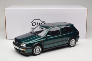 Volkswagen Golf Mk3 VR6 Carat Dragon Green Otto 1:12 G099 Vaik - pilt 6/6
