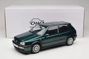 Volkswagen Golf Mk3 VR6 Carat Dragon Green Otto 1:12 G099 Vaik - pilt 6/6