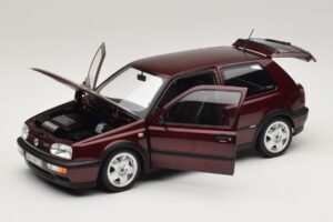 Volkswagen Golf VR6 Mk3 Indian Red Piiratud Väljaanne Norev 1:18 188505 Metall - pilt 2/8