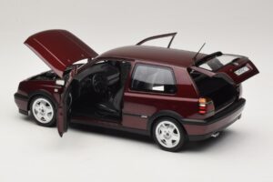 Volkswagen Golf VR6 Mk3 Indian Red Piiratud Väljaanne Norev 1:18 188505 Metall - pilt 5/8