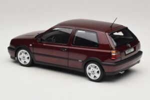 Volkswagen Golf VR6 Mk3 Indian Red Piiratud Väljaanne Norev 1:18 188505 Metall - pilt 7/8