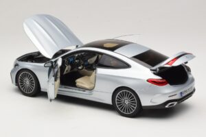 Mercedes CLE C236 Kupee Hightech Silver Norev 1:18 183939 Metall - pilt 5/8