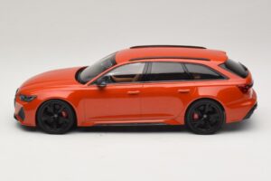 Audi RS6 C8 Avant Oranž Metallik Minichamps 1:18 155018012 Metall - pilt 3/6