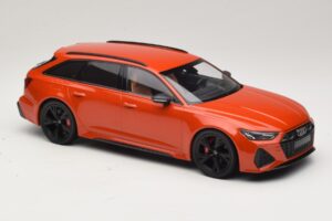 Audi RS6 C8 Avant Oranž Metallik Minichamps 1:18 155018012 Metall - pilt 4/6