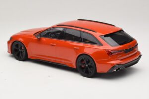 Audi RS6 C8 Avant Oranž Metallik Minichamps 1:18 155018012 Metall - pilt 5/6