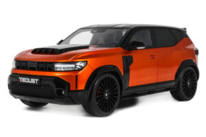 Dacia Duster Mk3 Redust Sport 4x2 Hybrid Metallic Orange Otto 1:18 OT1316 Vaik