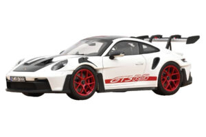 Porsche 911 992 GT3 RS Weissach Package Valge Pyro Red Norev 1:18 Porsche 911 992 GT3 RS Weissach Package Valge Pyro Red Norev 1:18 187373 Metall