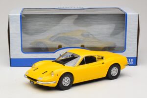 Ferrari Dino 246 GT Kollane MCG 1:18 MCG18168 Metall - pilt 6/6