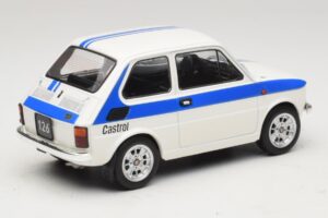 Fiat 126 Castrol Livery Valge Sinine MCG 1:18 MCG18666 Metall - pilt 2/6