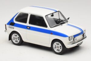 Fiat 126 Castrol Livery Valge Sinine MCG 1:18 MCG18666 Metall - pilt 4/6