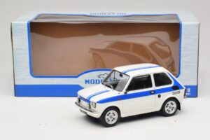 Fiat 126 Castrol Livery Valge Sinine MCG 1:18 MCG18666 Metall - pilt 6/6