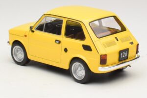 Fiat 126 Kollane MCG 1:18 MCG18667 Metall - pilt 4/6