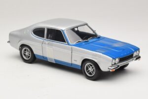 Ford Capri RS2600 Mk1 Silver Blue Minichamps 1:18 150089072 Metall - pilt 4/6
