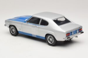 Ford Capri RS2600 Mk1 Silver Blue Minichamps 1:18 150089072 Metall - pilt 5/6