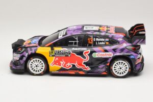 Ford Puma Rally1 #13 G. Munster / L. Louka Rally Monte Carlo 2025 IXO 1:18 18RMC231B Metall - pilt 3/6