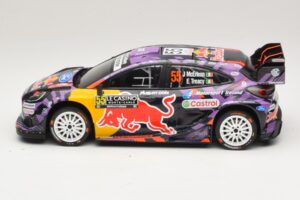 Ford Puma Rally1 #55 J. McErlean / E. Treacy Rally Monte Carlo 2025 IXO 1:18 18RMC231A Metall - pilt 3/6