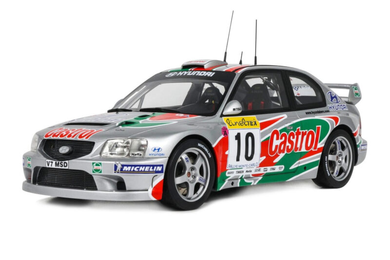 Hyundai Accent WRC #10 A. McRae / D. Senior Rally Monte Carlo 2001 Otto 1:18 Hyundai Accent WRC #10 A. McRae / D. Senior Rally Monte Carlo 2001 Otto 1:18 OT1265 Vaik