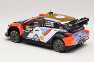 Hyundai i20 N Rally1 #1 T. Neuville / M. Wydaeghe Safari Rally Kenya 2025 IXO 1:18 18RMC247B Metall - pilt 5/6