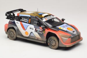 Hyundai i20 N Rally1 #8 O. Tanak / M. Jarveoja Safari Rally Kenya 2025 IXO 1:18 18RMC247A Metall - pilt 4/6