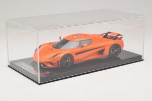 Koenigsegg Regera Oranž Süsinikupakett FrontiArt 1:18 F071-153 Vaik - pilt 6/7
