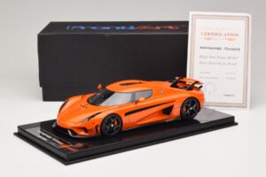 Koenigsegg Regera Oranž Süsinikupakett FrontiArt 1:18 F071-153 Vaik - pilt 7/7