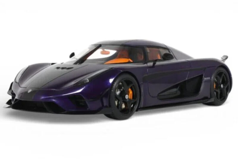 Koenigsegg Regera Lilla GT Spirit 1:18 Koenigsegg Regera Lilla GT Spirit 1:18 GT973 Vaik