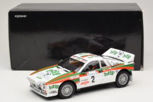 Lancia 037 #2 A. Bettega / M. Perissinot Rally San Marino 1984 Kyosho 1:18 08306F Metall - pilt 8/8