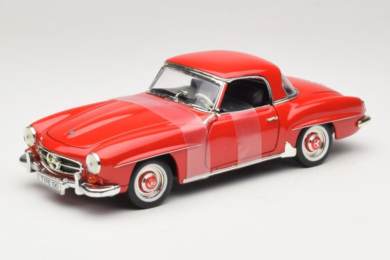 Mercedes 190 SL W121 Kupee Punane ERTL 1:18 7465 Metall