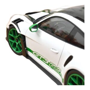 Porsche 911 992 GT3 RS Tribute to Carrera RS Valge Python Green Norev 1:12 127535 Metall - pilt 4/4