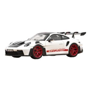 Porsche 911 992 GT3 RS Weissach Package Valge Pyro Red Norev 1:18 187373 Metall