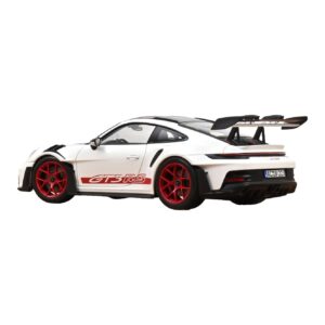 Porsche 911 992 GT3 RS Weissach Package Valge Pyro Red Norev 1:18 187373 Metall - pilt 3/3