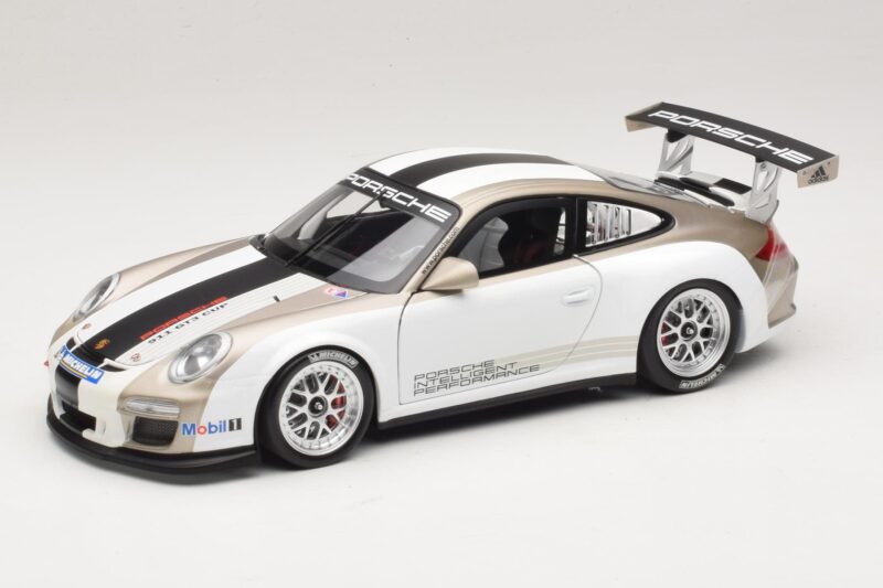 Porsche 911 997 GT3 Cup Valge Triipudega 2008 Minichamps 1:18 WAP0210130C Metall