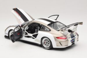 Porsche 911 997 GT3 Cup Valge Triipudega 2008 Minichamps 1:18 WAP0210130C Metall - pilt 5/8