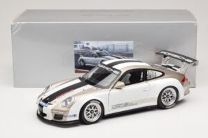 Porsche 911 997 GT3 Cup Valge Triipudega 2008 Minichamps 1:18 WAP0210130C Metall - pilt 8/8