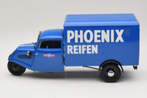 Tempo Hanseat Kolmerattaline Kaubik Phoenix Blue Minichamps 1:18 180099040 Metall - pilt 3/6