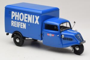 Tempo Hanseat Kolmerattaline Kaubik Phoenix Blue Minichamps 1:18 180099040 Metall - pilt 4/6
